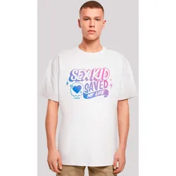 T-Shirt F4NT4STIC "Sex Education Sex Kid Blend", Herren, Gr. 4XL, weiß, Obermaterial: 100% Baumwolle, casual, oversize, Rundhals, Kurzarm ohne Bündchen, Shirts, Premium Qualität