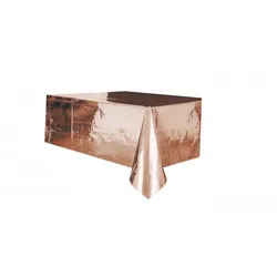 Tischdecke Roségold Folie