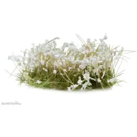 Gamers Grass White Flowers Tufts