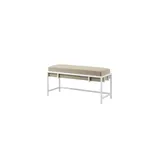 Möbel Kraft Polsterbank Beige 80 x 45 x 35 cm