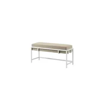 Möbel Kraft Polsterbank Beige 80 x 45 x 35 cm