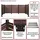 MCW Mülltonnenverkleidung MCW-K57 300 x 130 x 110 cm hellbraun