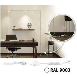 Paulmann URail Einspeisung Kabel mit Schalter, 2m, 1000W, verschiedene Farben, Lichtinstallation