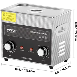 Vevor Ultraschallreiniger 3L Silber