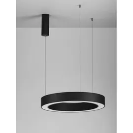 Nova Luce Morbido 1-flg. Ø 60 cm schwarz