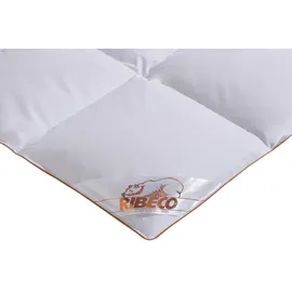 RIBECO "Kalle", weiße Gans 155x220 cm weiß warm