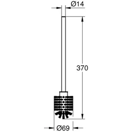 Grohe Ersatzbürste Essentials Chrom (40392000)