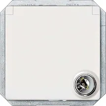 Siemens Klappdeckelsteckdose 1 St. Weiß