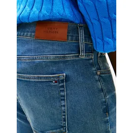 Tommy Hilfiger Curve "CRV DNM FINN FLARE RW", Damen, Gr. 54, N-Gr, blau (finn), Denim/Jeans, Obermaterial: 82% Baumwolle, 16% Polyester, 2% Elasthan, unifarben, bootcut fit knöchellang, Jeans, in großen Größen, in ausgestellter Form