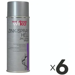 WIKO Zink-Spray hell, 6 Stück