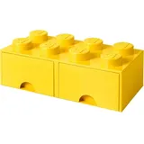 Room Copenhagen LEGO Brick Drawer 8 gelb Aufbewahrungsbox