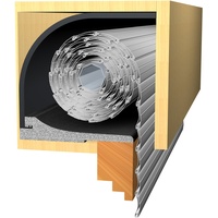 jarolift Energiespar Rollladendämmung 13mm (100x50cm), inkl. Verschlussdeckeldämmung 100x24cm - jarolift (ohne Seitenteildämmung)