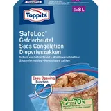 Toppits Gefrierbeutel SafeLoc 8,0 l, 6 St.