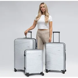 pactastic Collection 02 Koffer-Set 3-tlg. silber/metallic