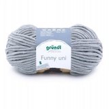 Gründl Funny uni 100 g hellgrau Handarbeit -