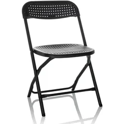 hjh OFFICE Outdoor Stuhl TUDELA XXL PRO Kunststoff ohne Armlehnen