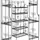 CLP Standregal Ciara 34,5 x 74,5 x 173 cm Schwarz