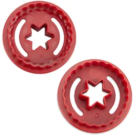 Städter Linzer-Ausstecher Stern-gewellt-doppelseitig