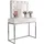 lookway SCHMINKTISCH BLANCO GLAMOUR mit Spiegel und Beleuchtung Weiß Hochglanz PUSH OPEN