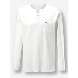 wäschepur Schlafanzug-Shirt Langarm Beige 56/58