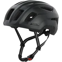 Alpina Paranus Urban Fahrradhelm (Größe 52-56CM, schwarz)
