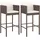 vidaXL Gartenstuhl 52 x 48 x 76 cm braun 2 St.