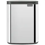 BRABANTIA Bo Waste Bin 4 l Rechteckig Stahl Schwarz, Stahl