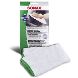 SONAX Microfasertuch für Polster & Leder (1 Stk.) Reinigungstücher 1x  04168000
