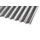 Scobalit Sinus 76/18 Acryl 250 x 104,5 cm 3 mm wabe graphit
