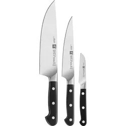 Zwilling Pro Kochmesser, Aufschnittmesser und Schälmesser 3 El.