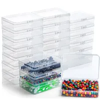 Belle Vous Aufbewahrungsboxen Klein mit Schnappdeckel Klare Plastikbox mit
