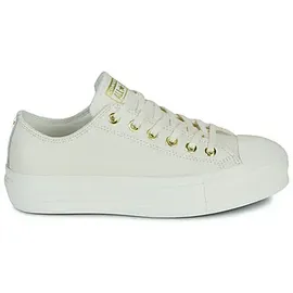 Converse Chuck Taylor All Star Lift Damen Weite M Gold/Weiß 39