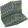 Konifera Sesselauflage 98 x 48 x 5 cm grau 6-tlg.