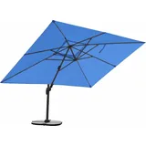 Sonnenschirm 3m x 4m, Aluminium; UV-Schutz; inkl. Regencover