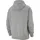 Nike Sportswear Club Fleece Hoodie 063 dk grey heather/matte silver/white L