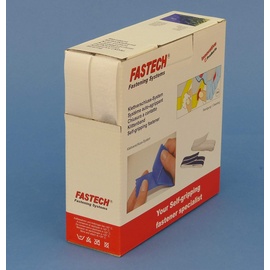FASTECH® B25-STD000010 Klettband zum Aufnähen Haft- und Flauschteil (L x B) 10m x 25mm Weiß 10m