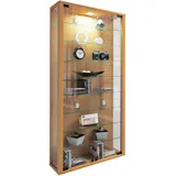 VCM my home Lumo Maxi Vitrine buche 8 Fachböden
