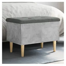vidaXL Sitzbank mit Stauraum Betongrau 62 x 42 x 46 cm