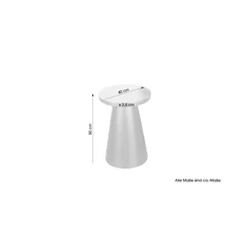 byLIVING Beistelltisch Cone, Breite 40 cm weiß