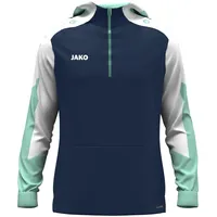Jako Unisex Zip-Hoodie Dynamic Marine/weiß/Minze, M