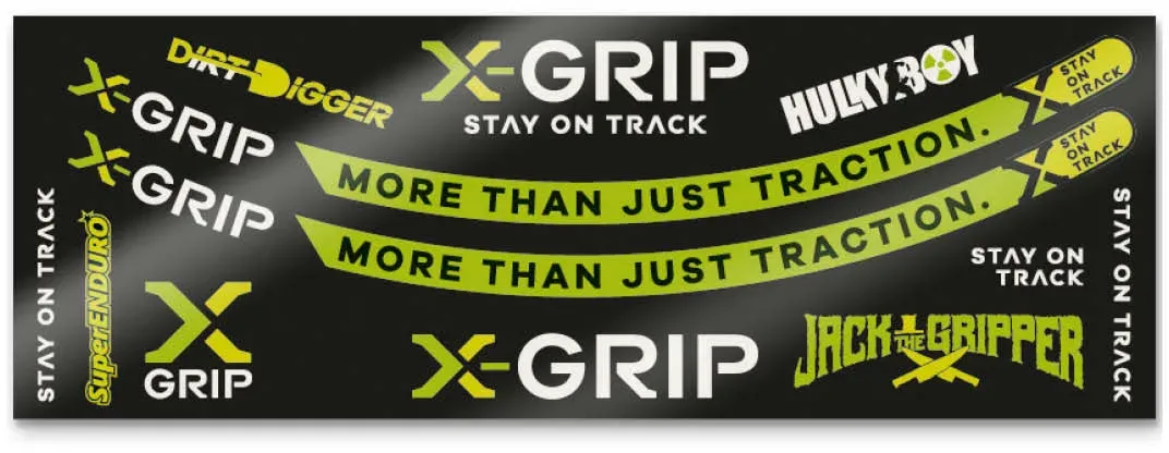 X-GRIP Aufkleber-Kit - Aufkleber