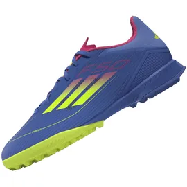 adidas F50 League TF Herren Blue Fusion/Lucid Lemon/Pink 44 2/3