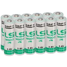 Saft Lithium 3,6V AA 12 St.