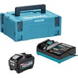 Makita Power Source Kit 1x BL 4050 F Akku 40 V max. 5,0 Ah XGT + DC 40 RA Ladegerät, + Makpac