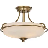 Elstead Lighting Griffin 3-flammige geschwungene Deckenleuchte Verwittertes Messing