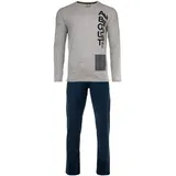 Sanetta Pyjama in Blau/Grau | Gr.: 176