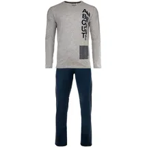 Sanetta Pyjama in Blau/Grau | Gr.: 176