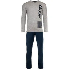 Sanetta Pyjama in Blau/Grau | Gr.: 176