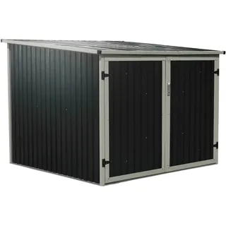 Westmann Fahrradgarage Gartenbox Anthrazit 203x200x158cm