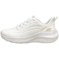 Skechers Women's Bobs Sport Squad Waves-Just Wading Sneaker, wht, 39.5 EU - 39.5 EU